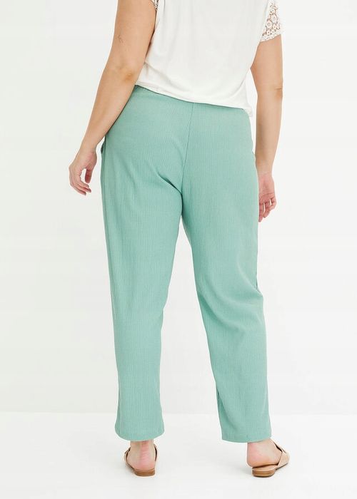 B.P.C zielone spodnie proste ^40/42