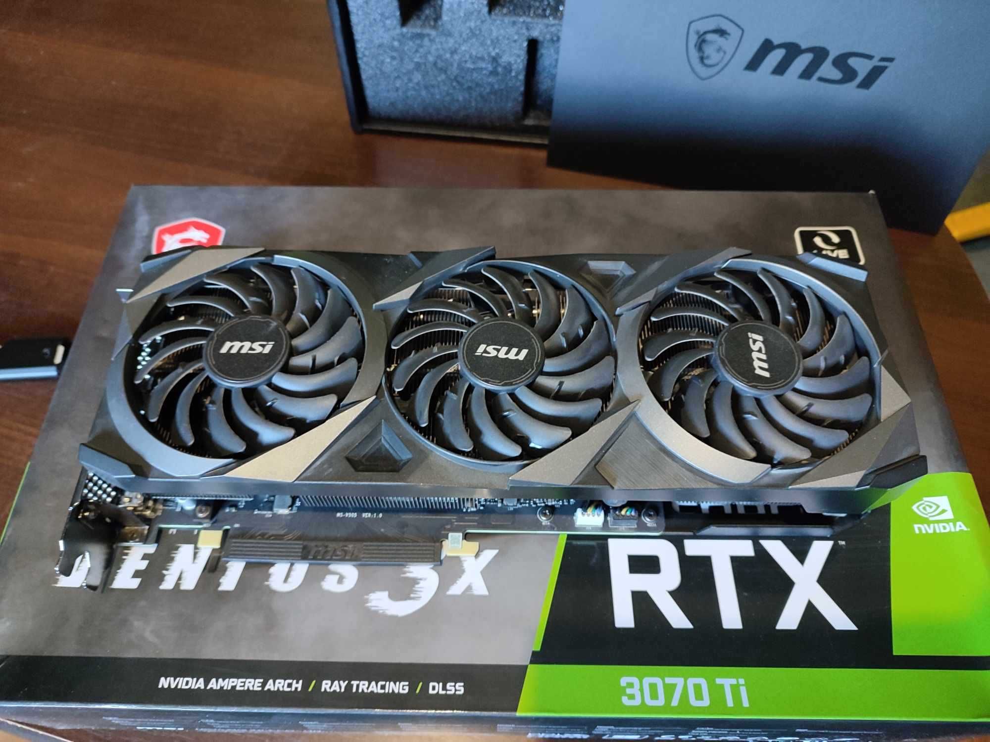 Karta graficzna MSI GeForce RTX 3070 Ti VENTUS 3X, JAK NOWA! OKAZJA!!