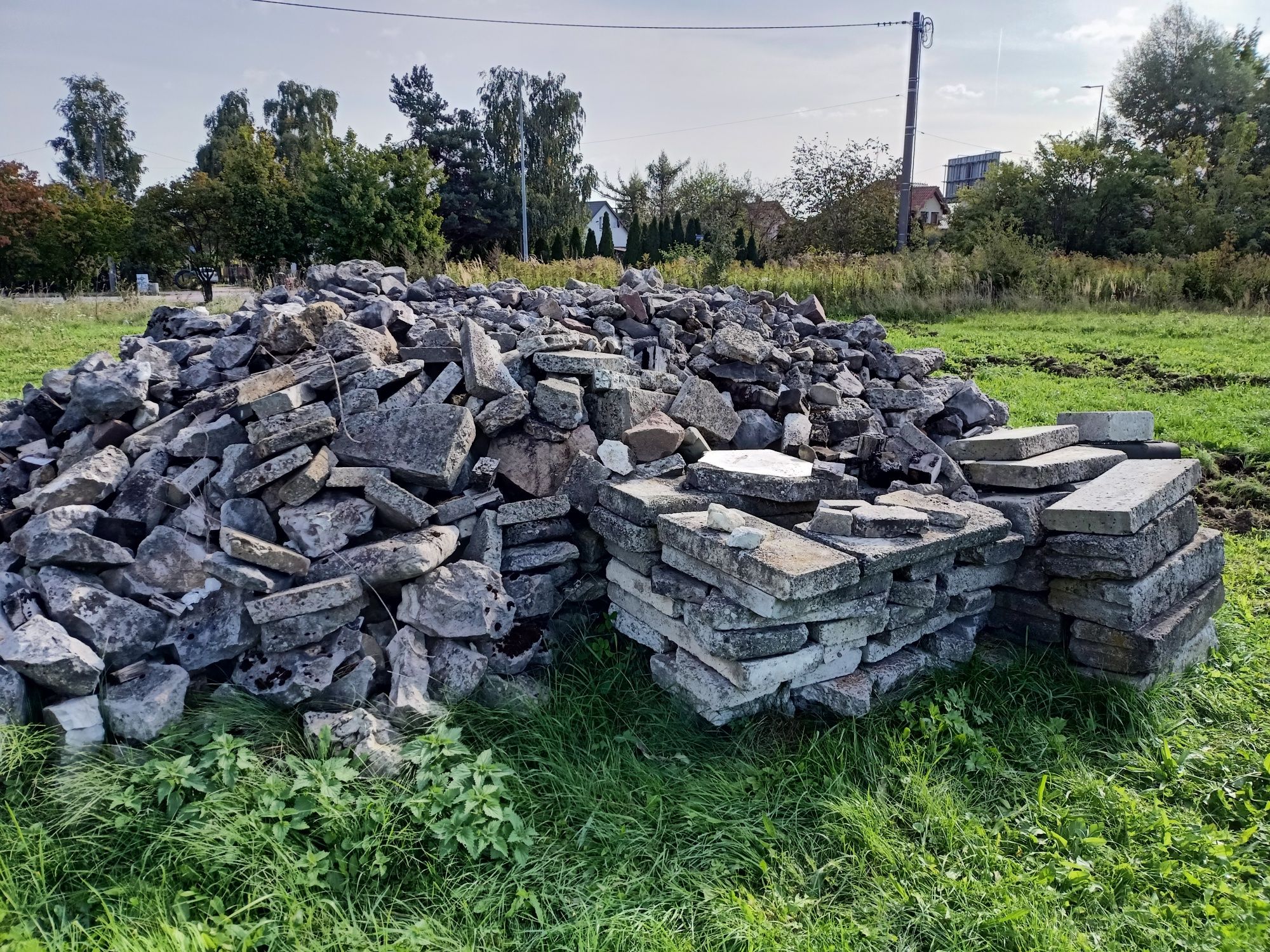 Kamień wapienny 18 ton, podmurówki budowa ogród różne rozmiary