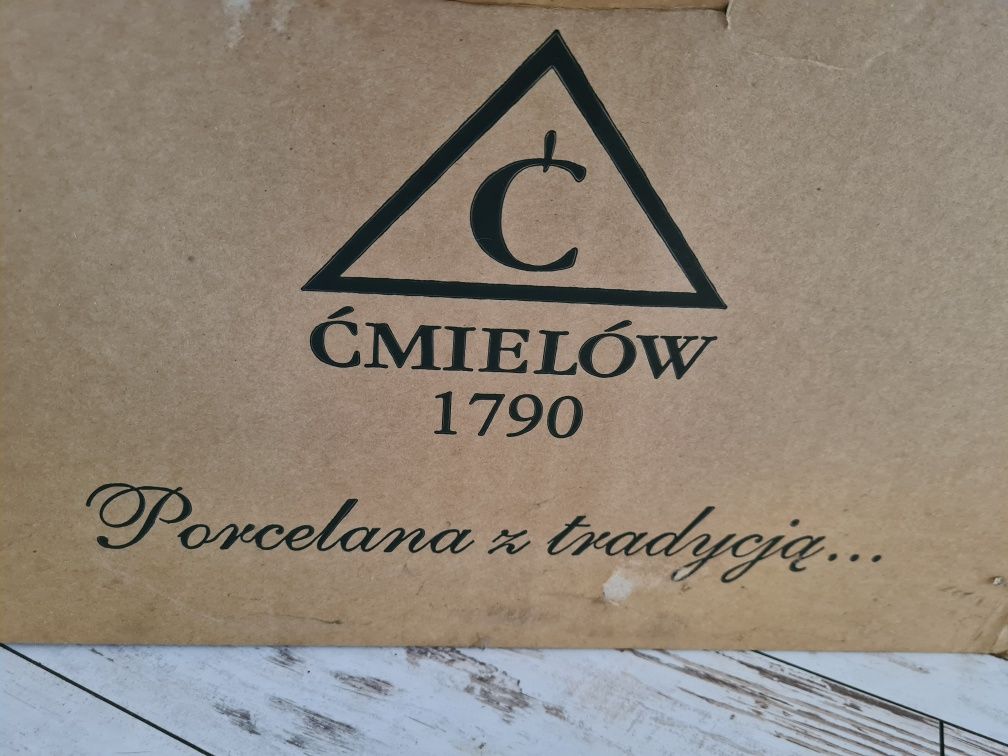Komplet kawowy na 12 osób.  Ćmielów