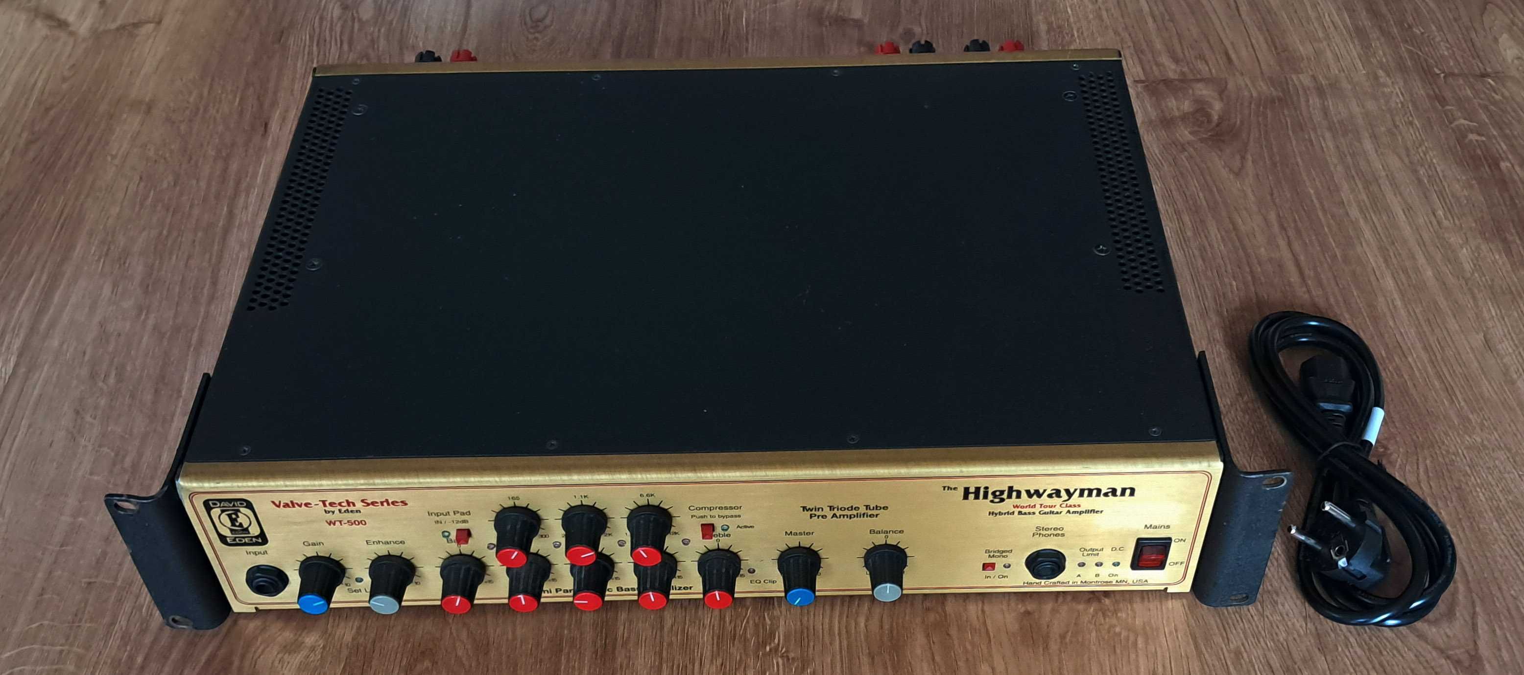 David Eden Highwayman WT-500 Bass Amplifier, (not Ampeg, Swr, Aguilar)