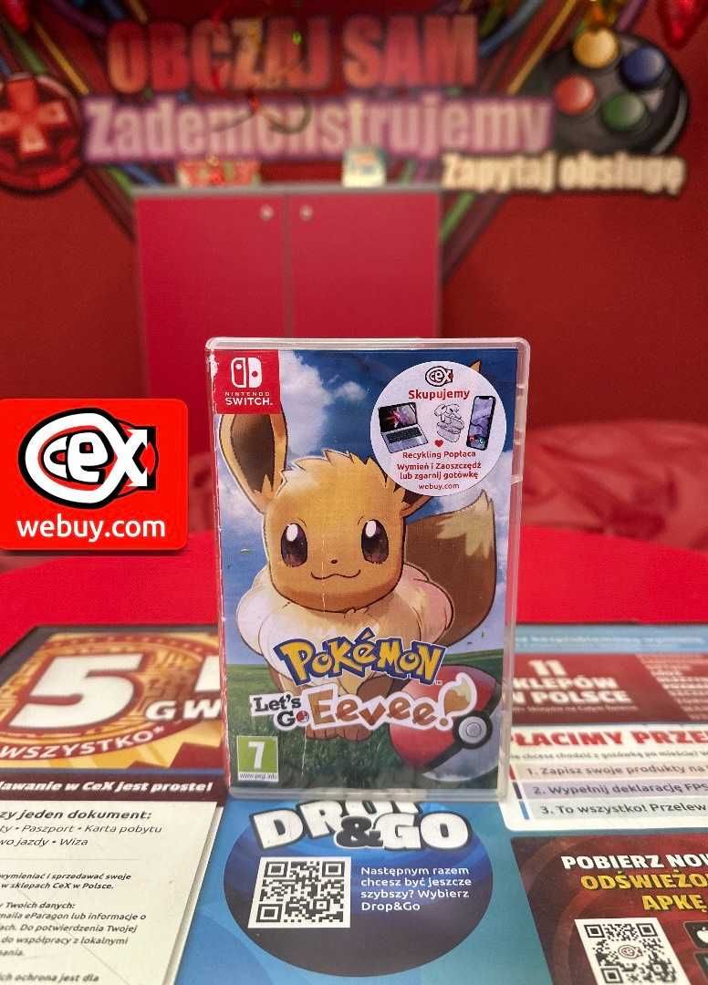Gra Pokemon: Let's Go, Eevee! Nintendo Switch CeX Olsztyn