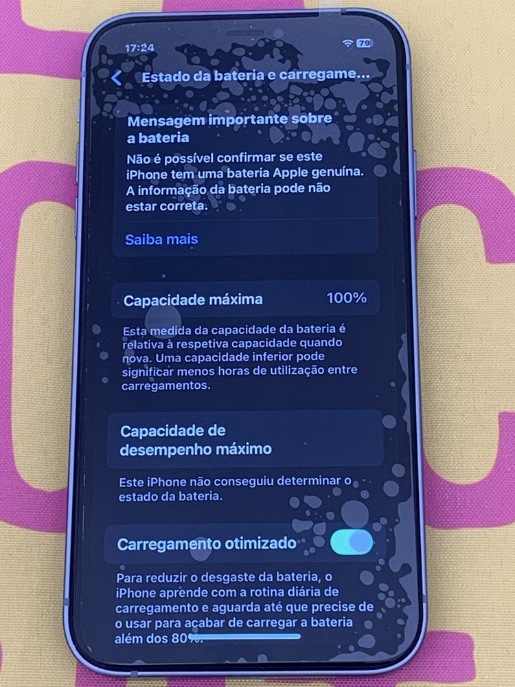 Iphone 128GB convertido 13 Pro blue