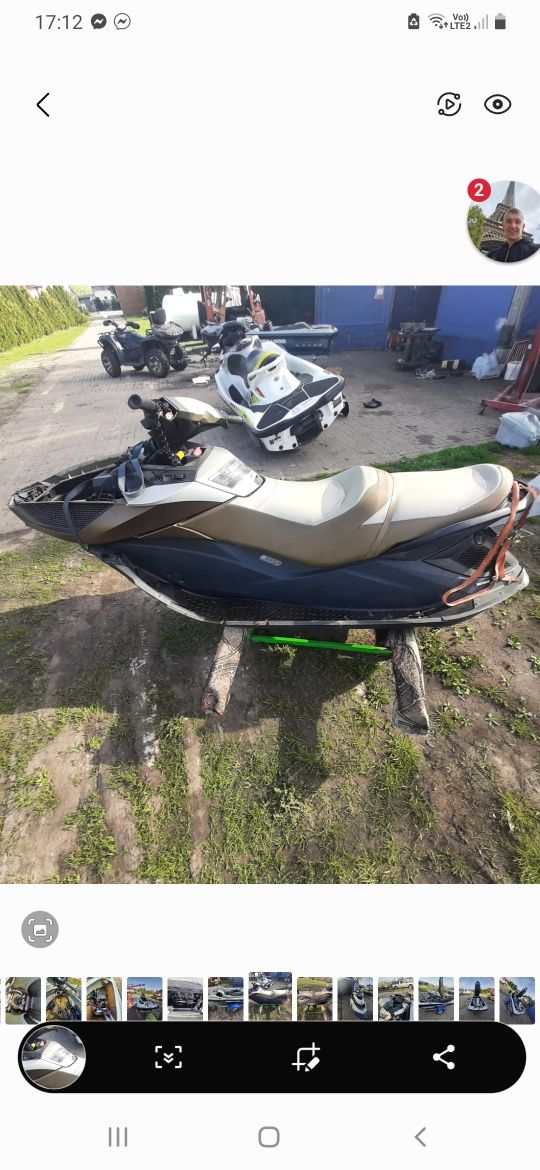 Klapka chowa schowek zamek seadoo rxt as is gtx skuter wodny czesci