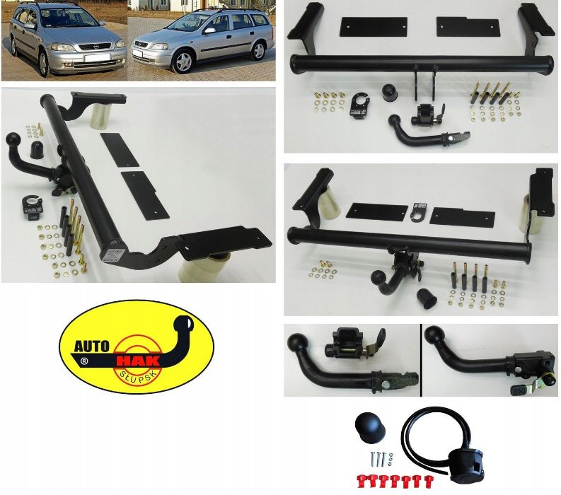 Słupsk Automat Hak Holowniczy+Wiązka Opel Astra 2 II G 1998do2004 Komb