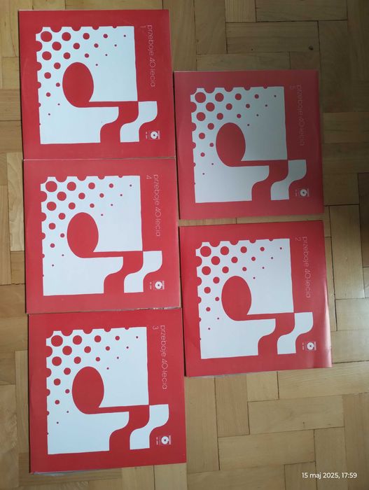 Przeboje 40- lecia, komplet 5 płyt w stanie jak nowe NM