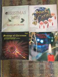 4 discos Vinil dedicados a temática do Natal