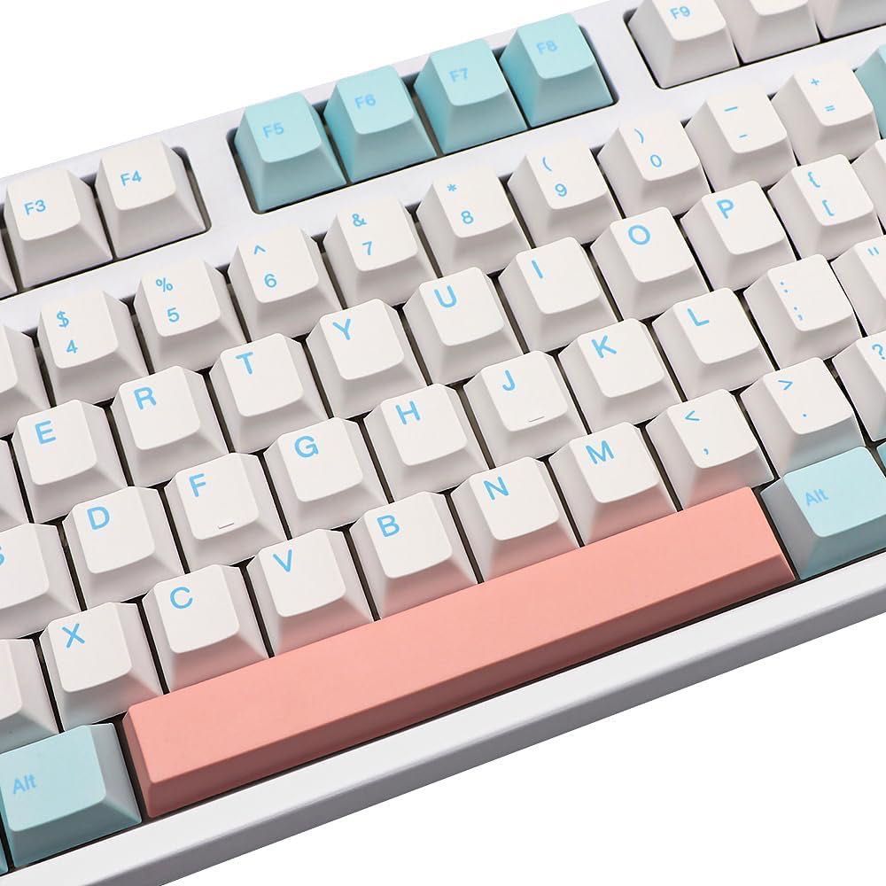 Keycapy PBT Cherry Profile 104+42 ISO – trwałe klawisze gaming nowe