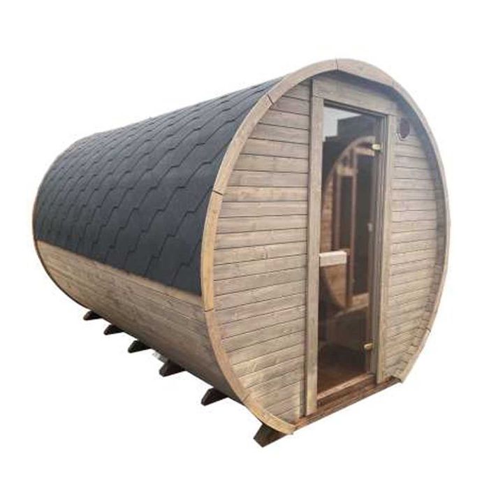 Sauna beczka 3 m Relax - drewno termiczne
