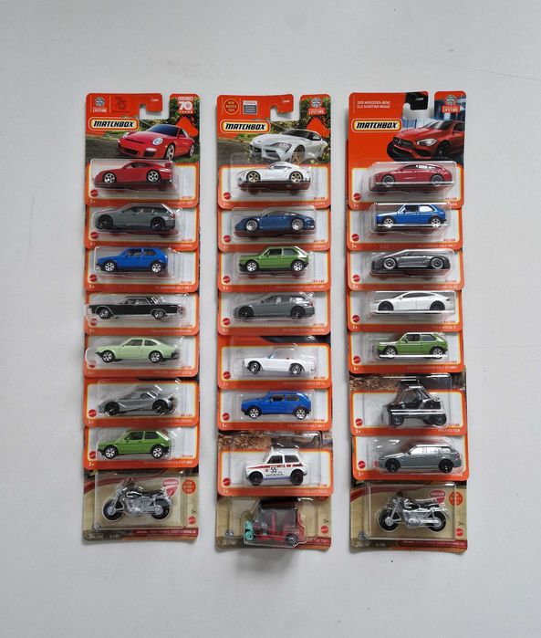 Zestaw 24 sztuk modeli Matchbox