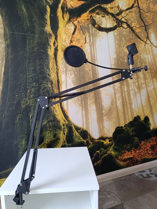Suporte de braço para microfone + POP filter