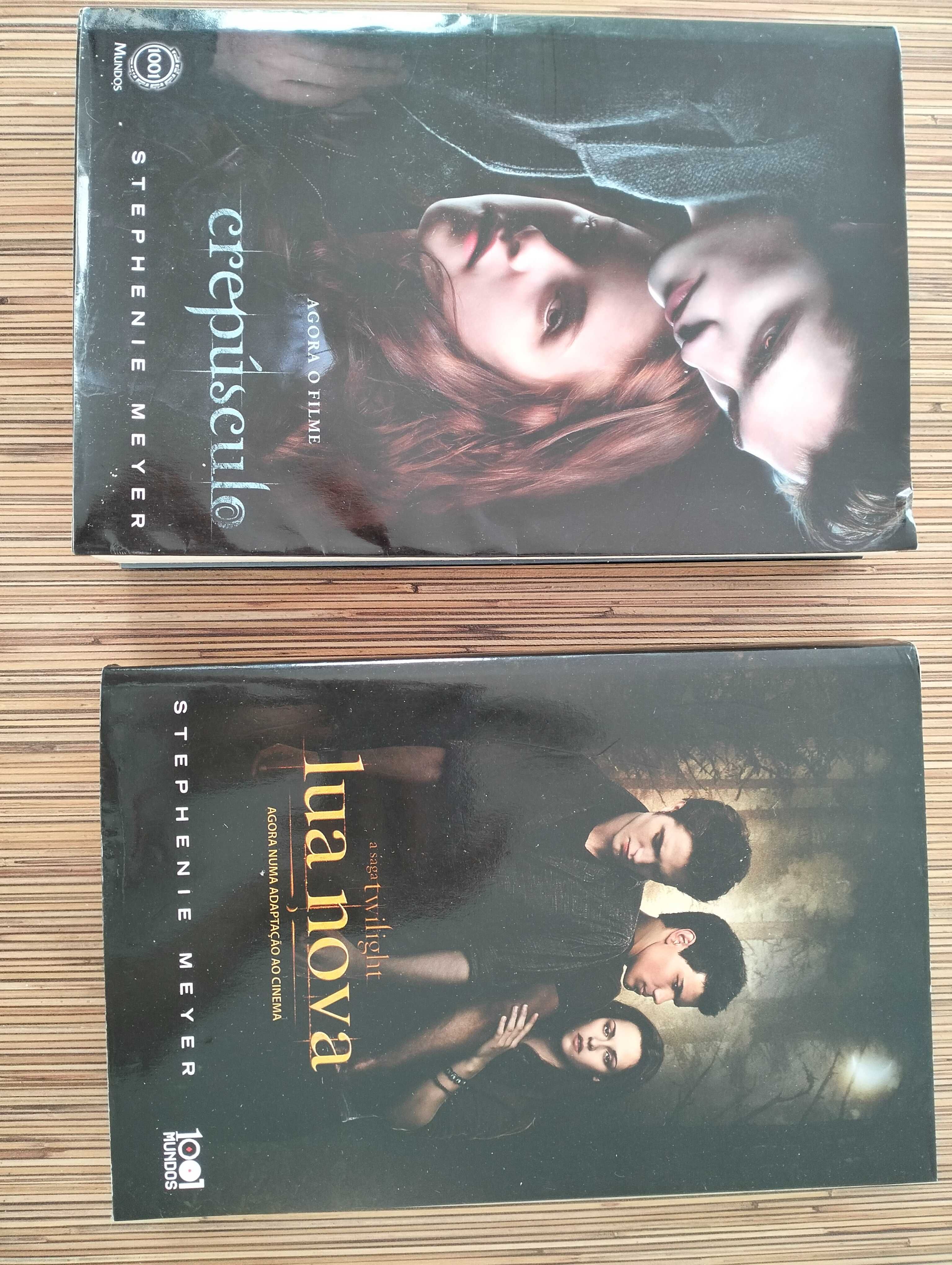 Livros Crepúsculo e Lua Nova
