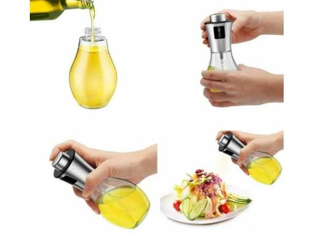 SPRYSKIWACZ DOZOWNIK do OLEJU Oliwy Octu Spryskiwacz 200 ml Szklany