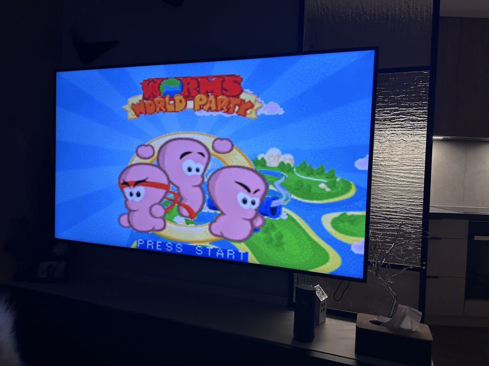 Retro Konsola 4K, bezprzewodowa, 2 pady, 55 tys gier, 246 gb PS1, PSP