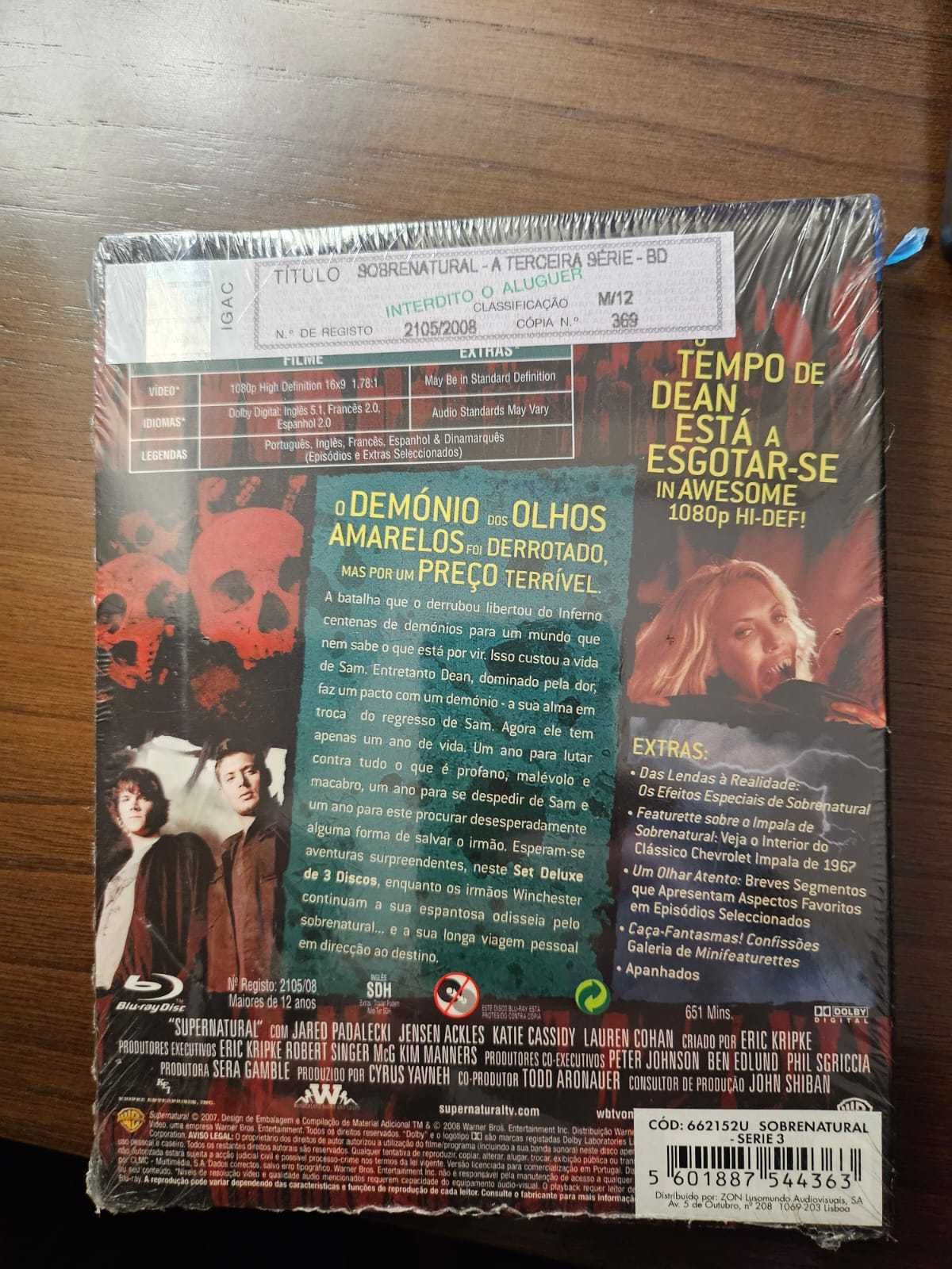 BluRay Sobrenatural Temporada 3