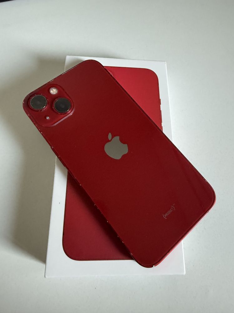iPhone 13 128gb Red Idealny Bateria 100%
