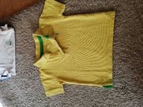 Pólo amarelo 12meses