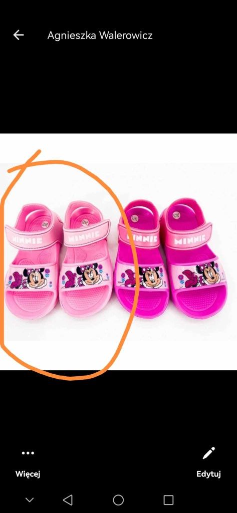 Sandały dla dziewczynki