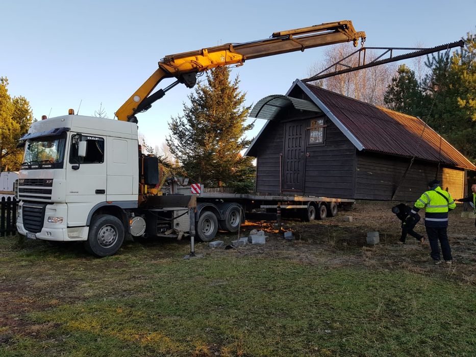 Przewóz Transport HDS Dźwig Dźwigi Domku  holenderski Kontener