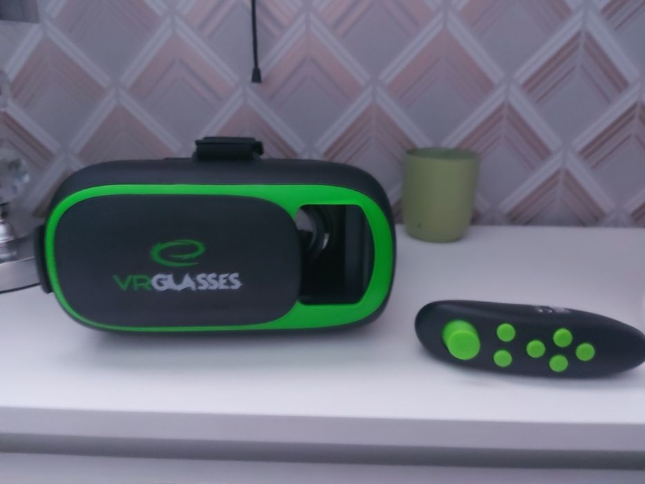 Gogle vr glases z pilotem na włożenie telefonu