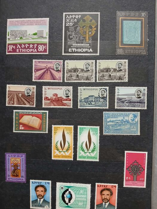 PRL zagranica znaczki pocztowe