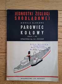 Jednostki Zeglugi Śródlądowej Modele blokowe parowiec kołowy Boczar