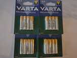 4 szt akumulatorki AAA Varta 800 mAh