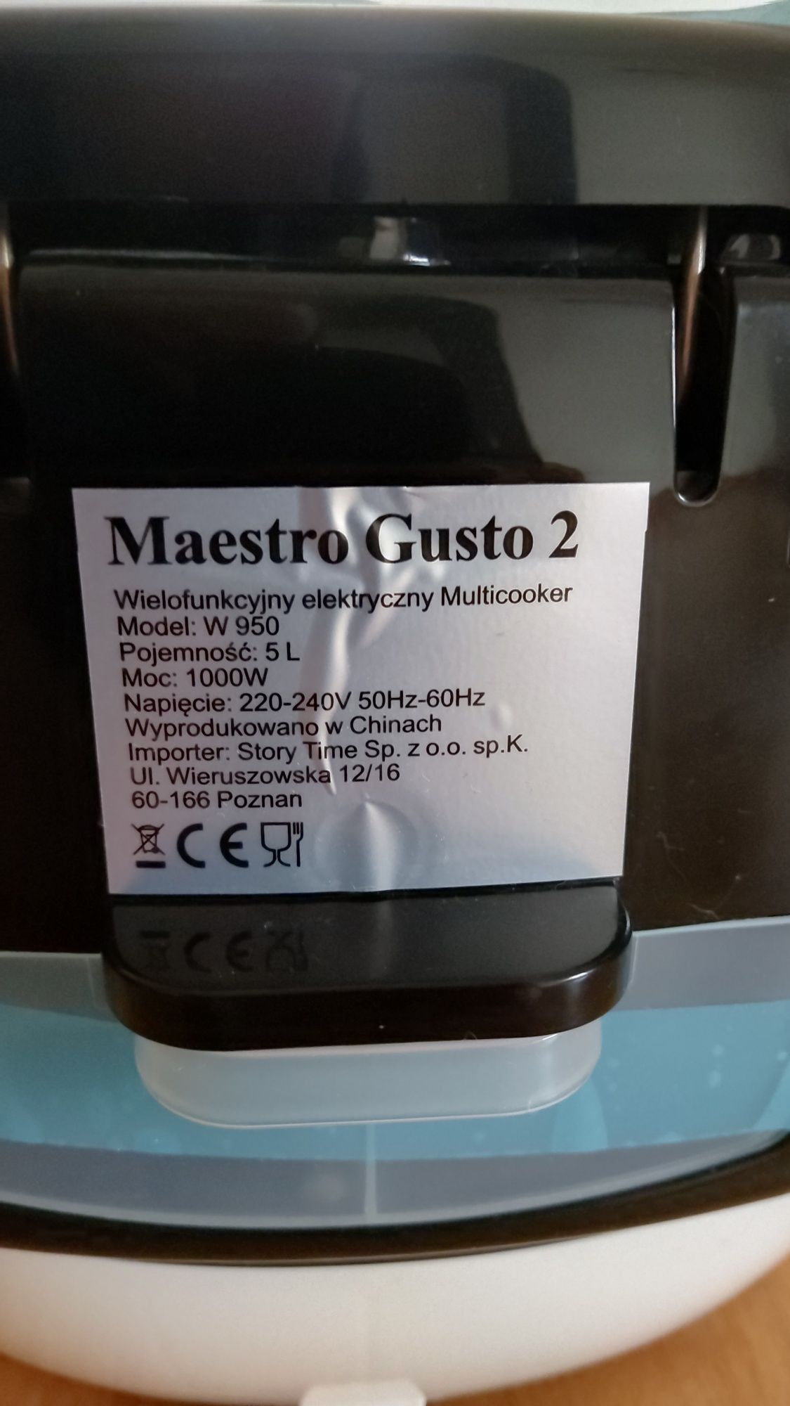 Multicooker Maestro Gusto 2