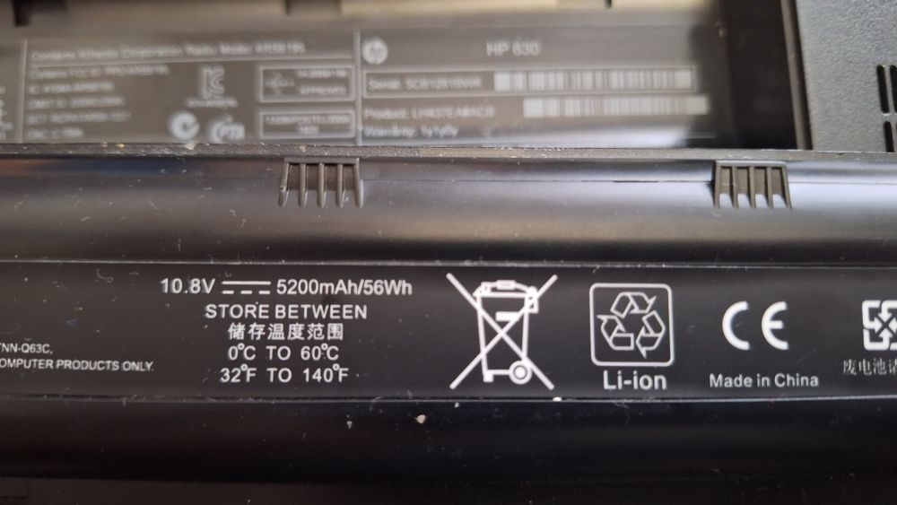 Ноутбук HP 630 Б/В Не працює тачпад.