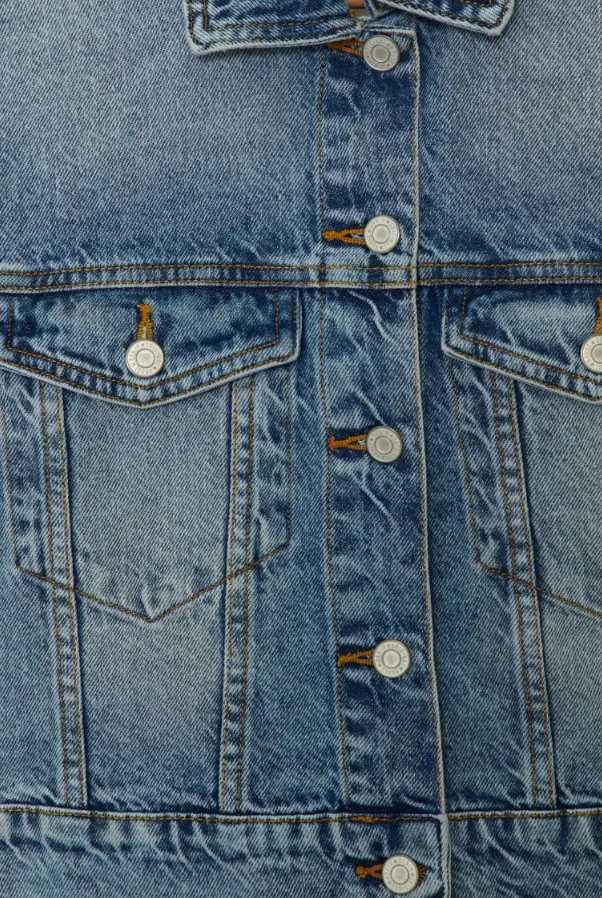 PROMOCJA Krótka kurtka jeansowa damska młodzieżowa XS