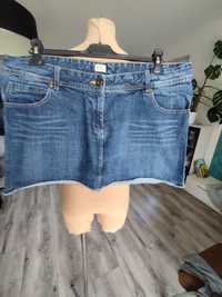 R.46 48 F&F spódnica mini jeansowa plus size