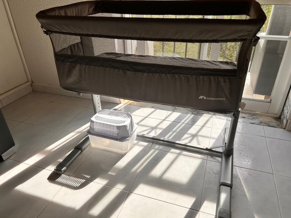 Berço co-sleeper 2 em 1