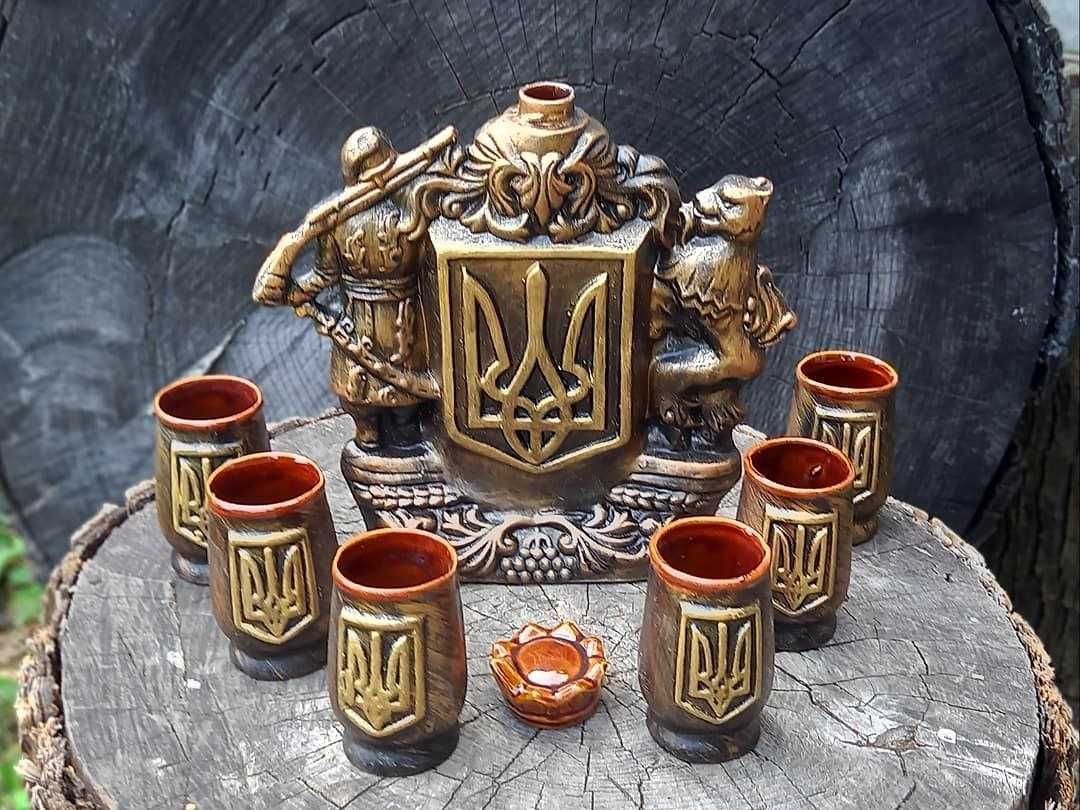 Подарочный набор Герб Украины для спиртного, крутой подарок