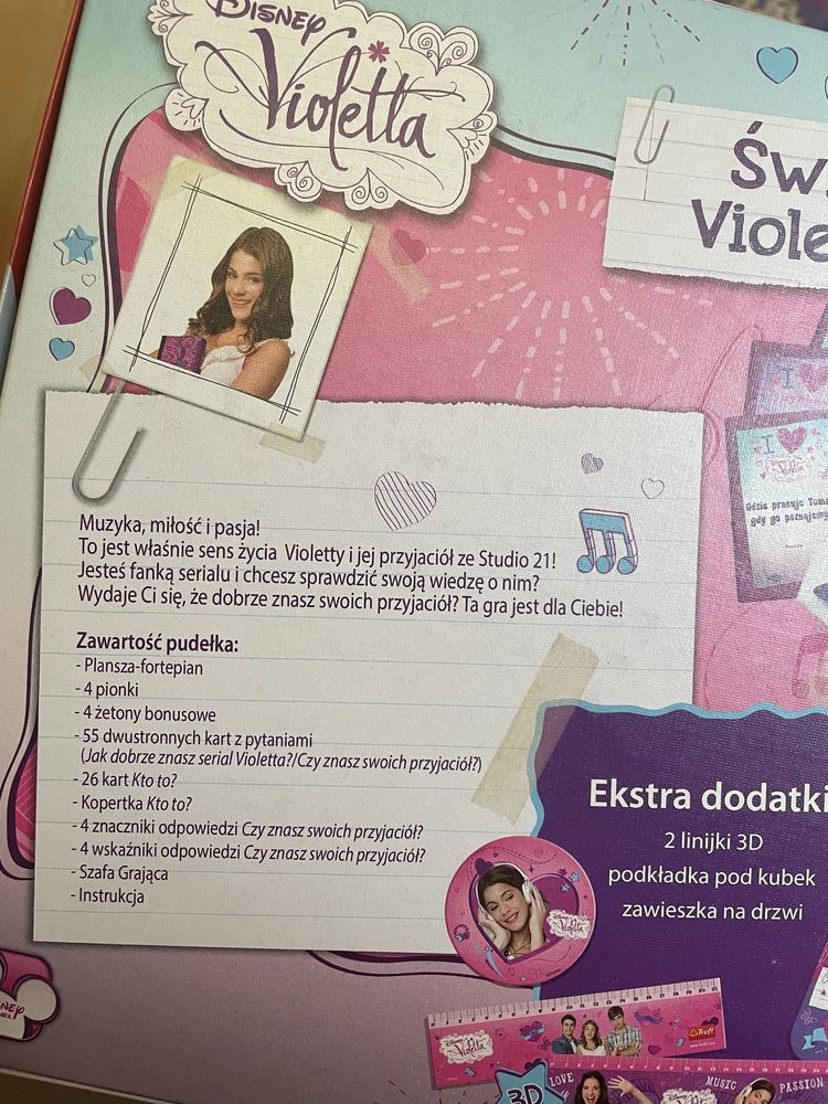 Violetta Disney gra planszowa
