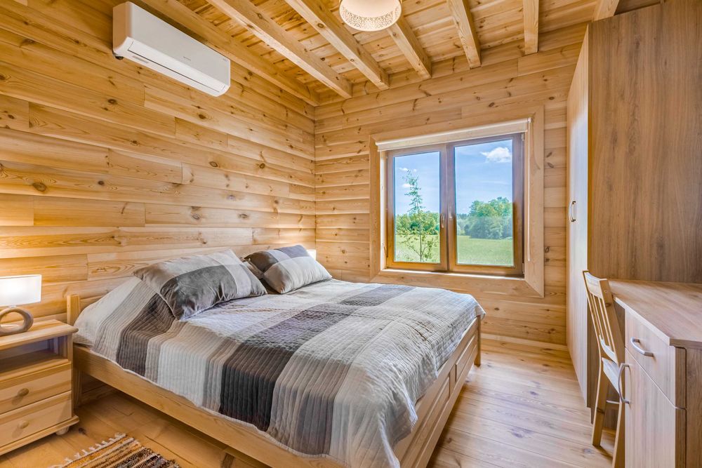 Domek nad jeziorem na Wzgórzu, Mazury jezioro wakacje 55m do wody.