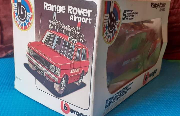 Range Rover escala 1/24 falta sirene em caixa antigo