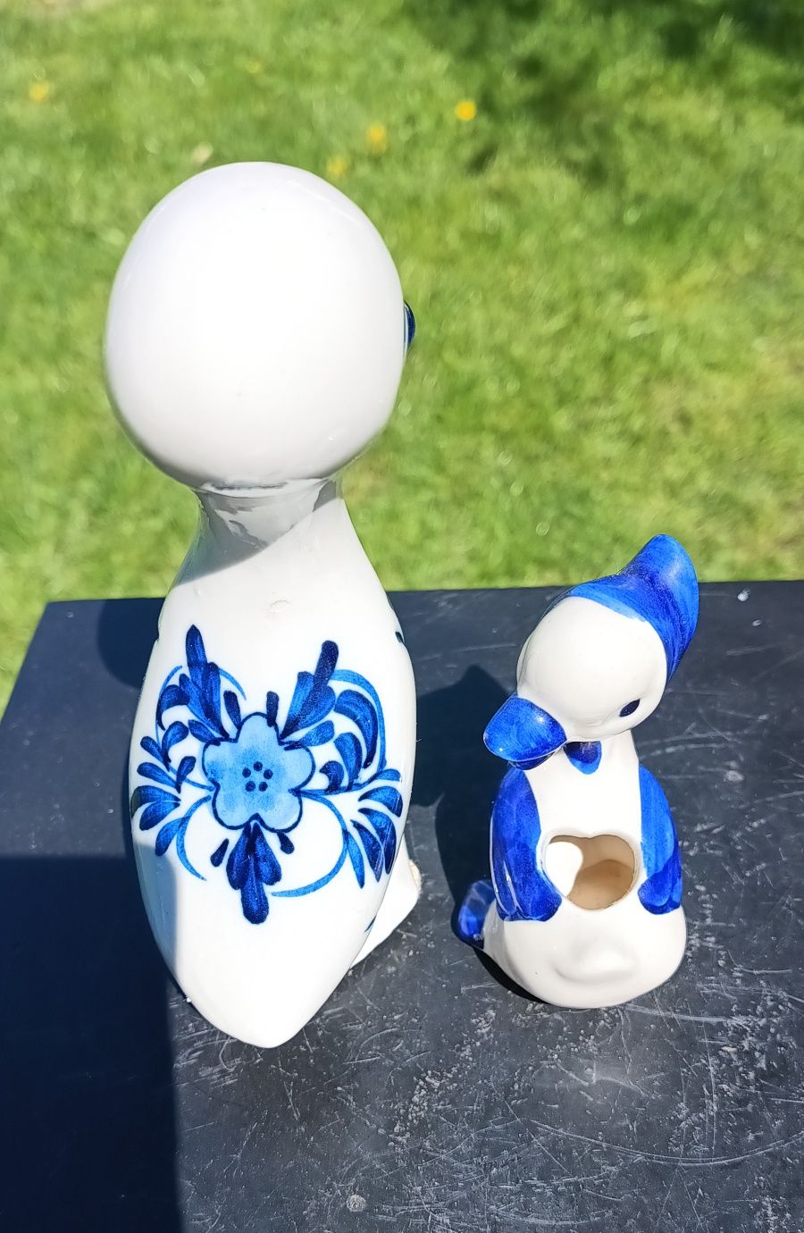 Dwie kaczuszki porcelanowe
