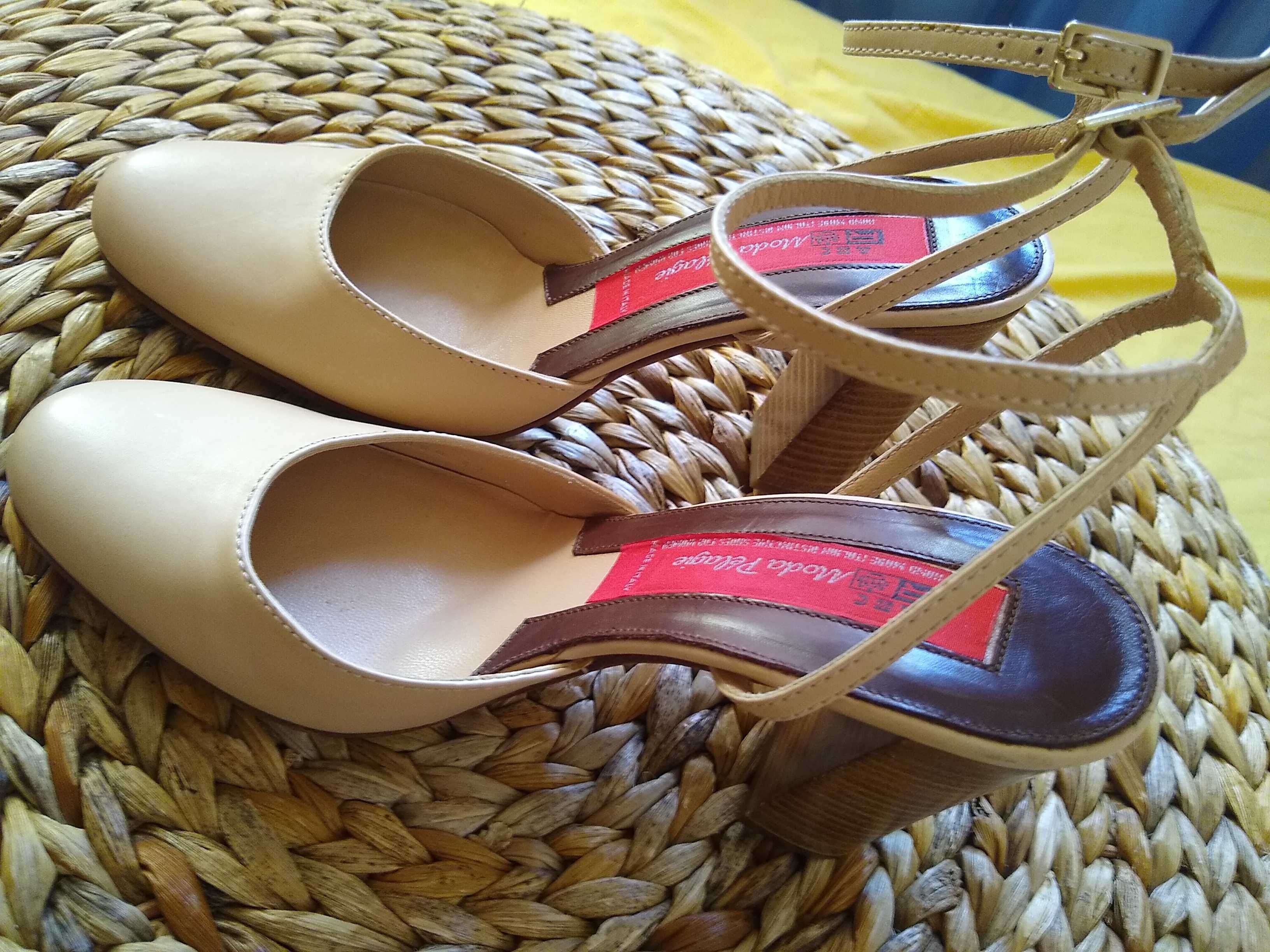 Sergio Rossi  Made in Italy Designerskie buty, 100% Skóra, Rozmiar 37