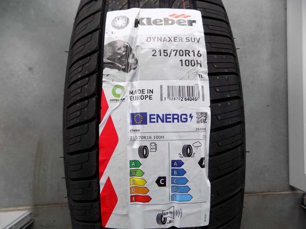 4 x Opony 215/70r16 Kleber Dynaxer SUV -2022r