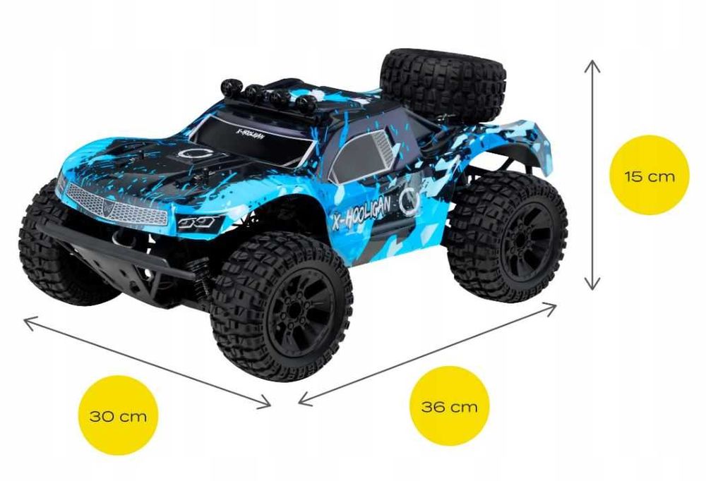 Samochód Zdalnie Sterowany Auto RC X HOOLIGAN 35km/h Napęd 4x4 Prezent