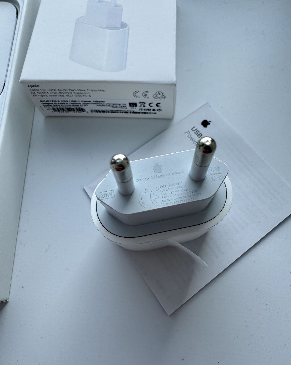 Оригинал швидкісна зарядка 20W оет Apple iPhone Type-C Lightning