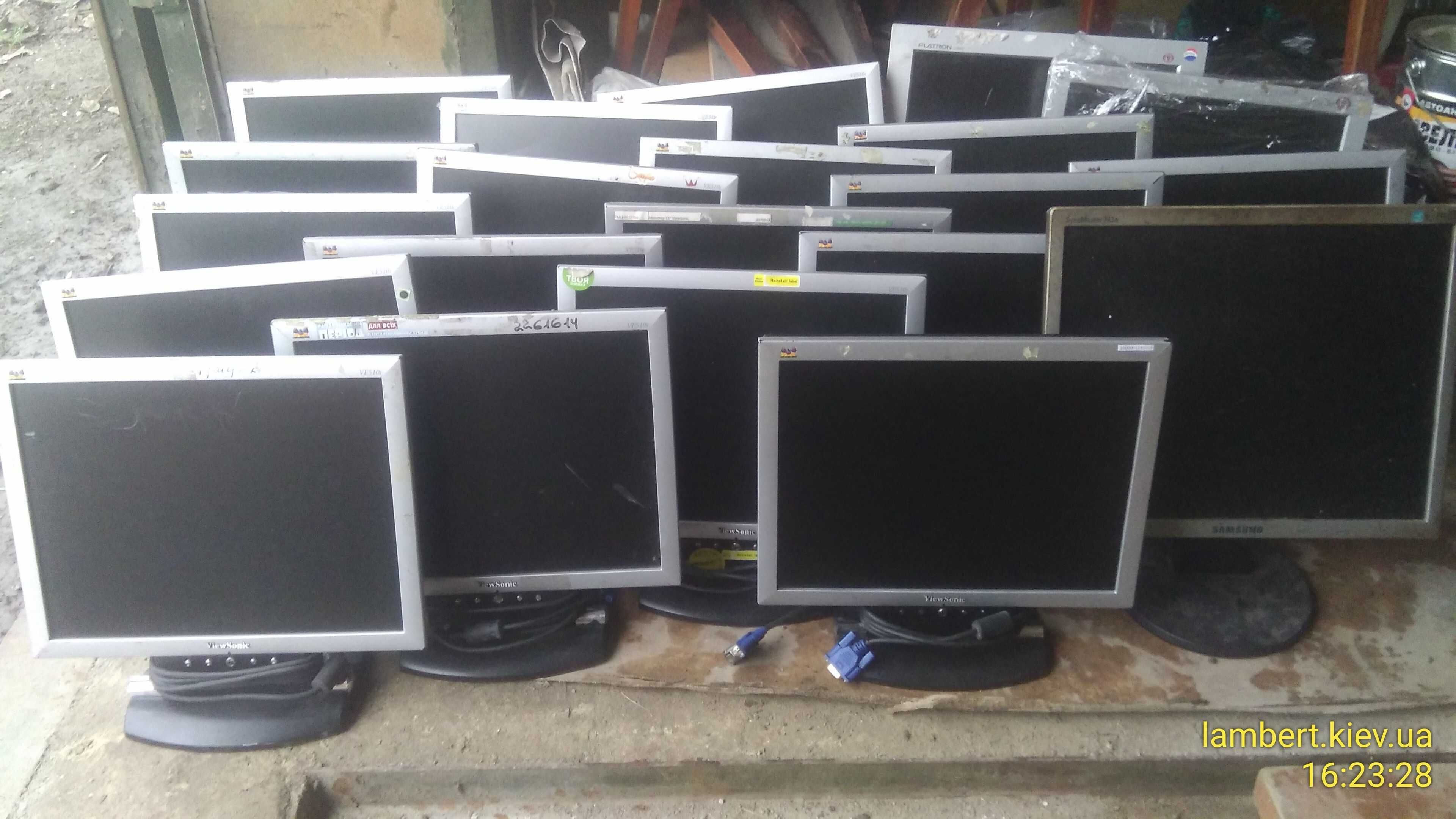 монітори 15" LCD TFT + клавіатури