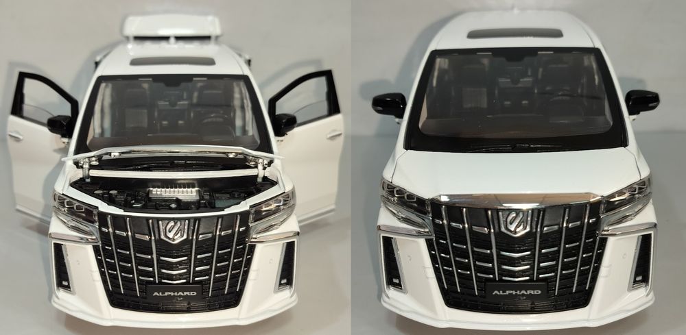 Toyota ALPHARD Executive Lounge модель 1:18 автоматические двери Звук