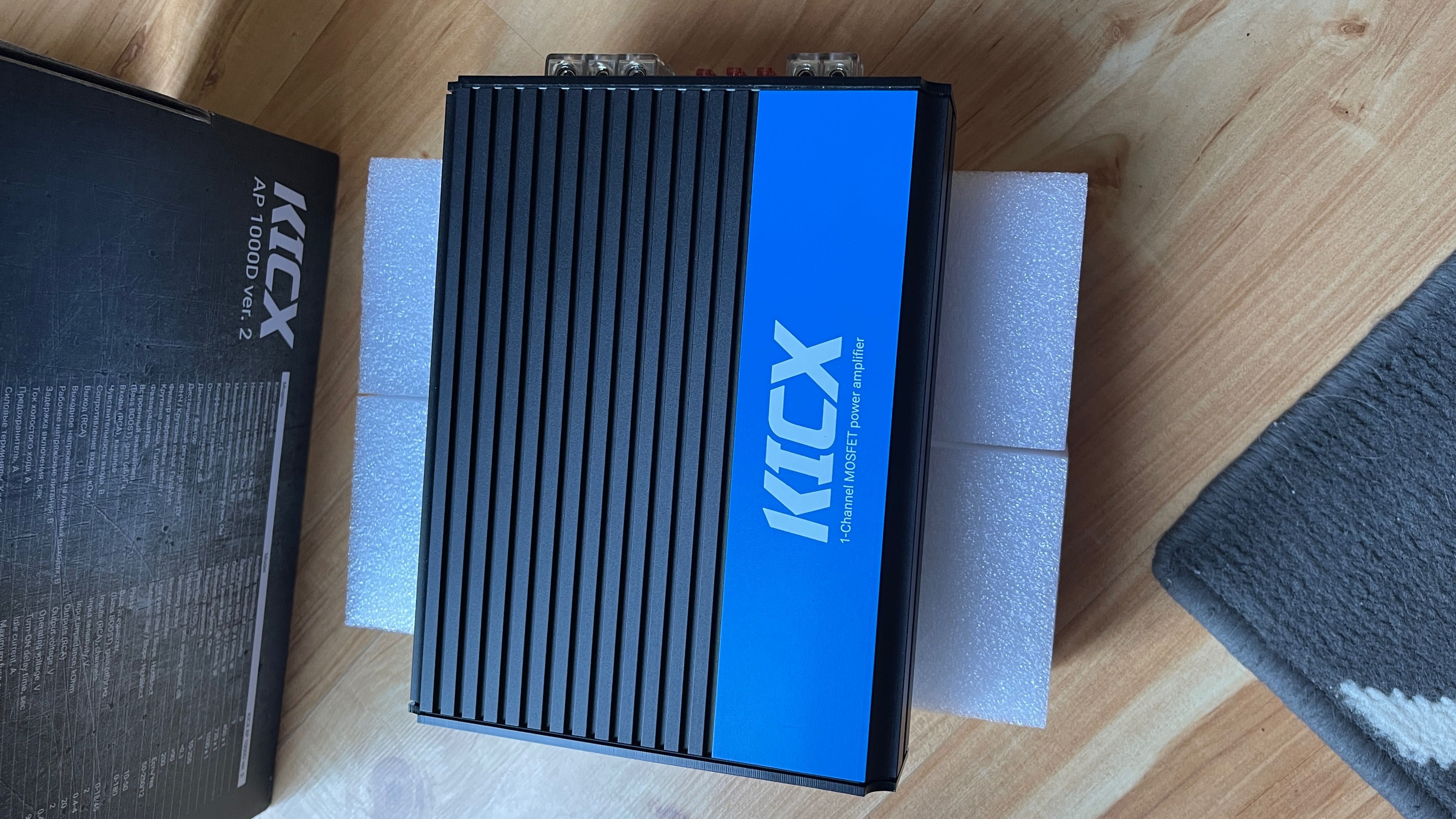 KICX AP 1000D ver.2 WZMACNIACZ 1 Kanałowy MONOBLOK 450/720/1000W RMS
