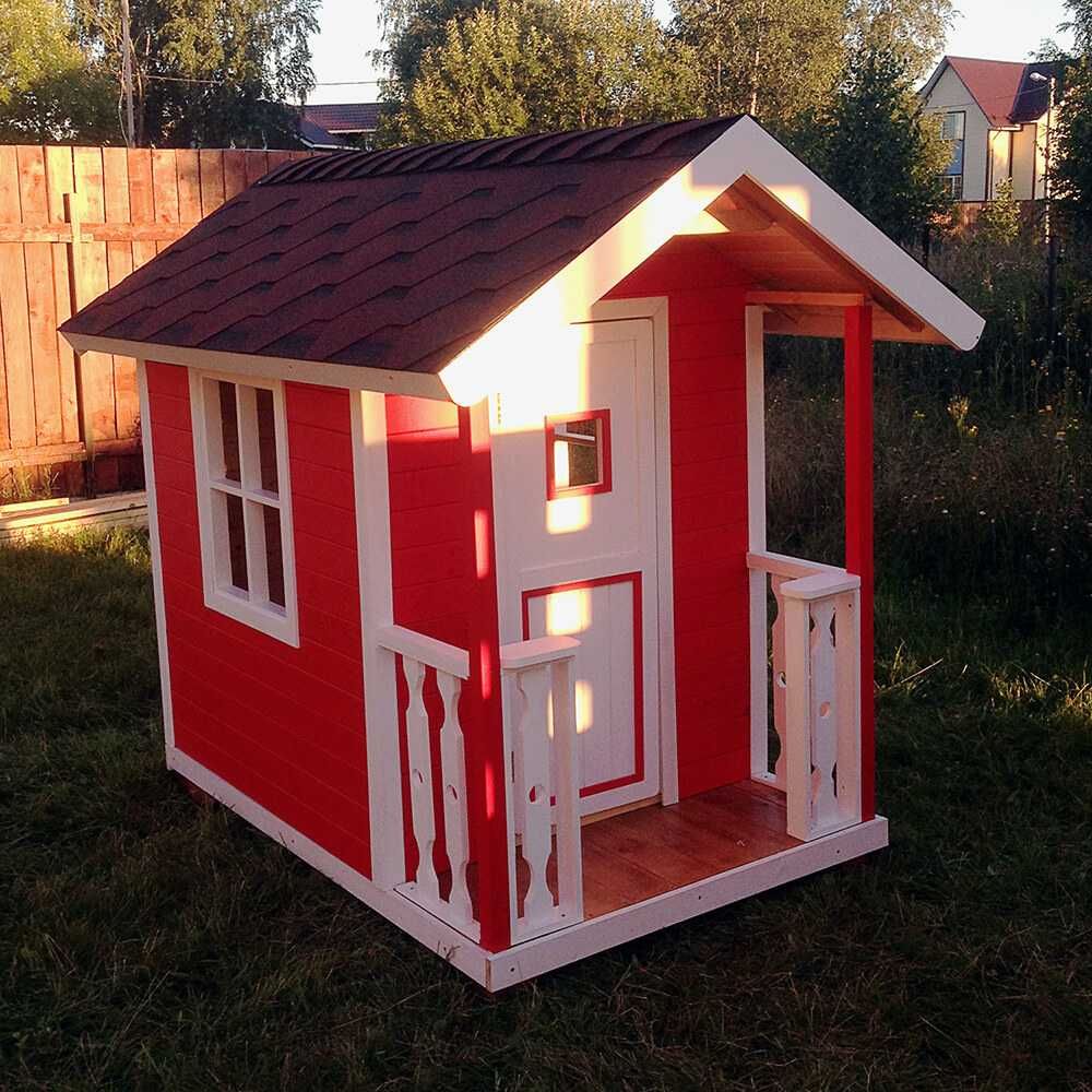Домик Для Игр Детский (Натуральное Дерево)!