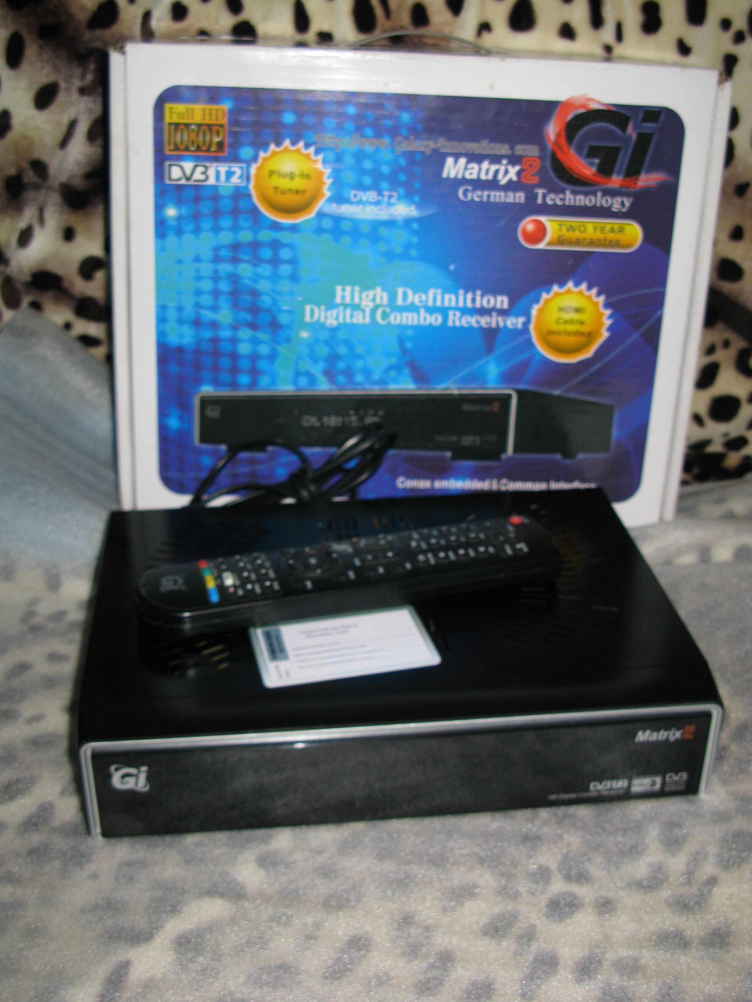 Супутниковий та Т2 тюнер GI Matrix2 Combo DVB-T2/S2