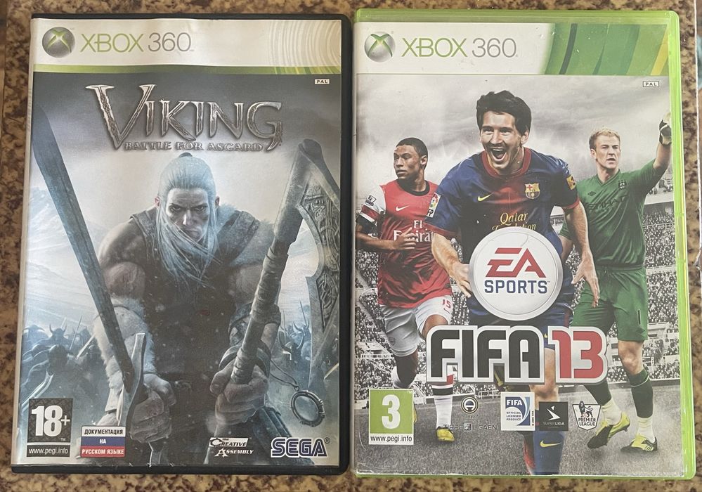 Ігри Xbox360 Viking Battle for Asgard, FIFA 13, ліцензія, регіон PAL