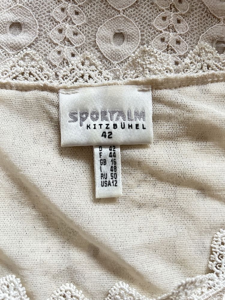 Kremowa koronkowa bluzka Sportalm rozmiar 40