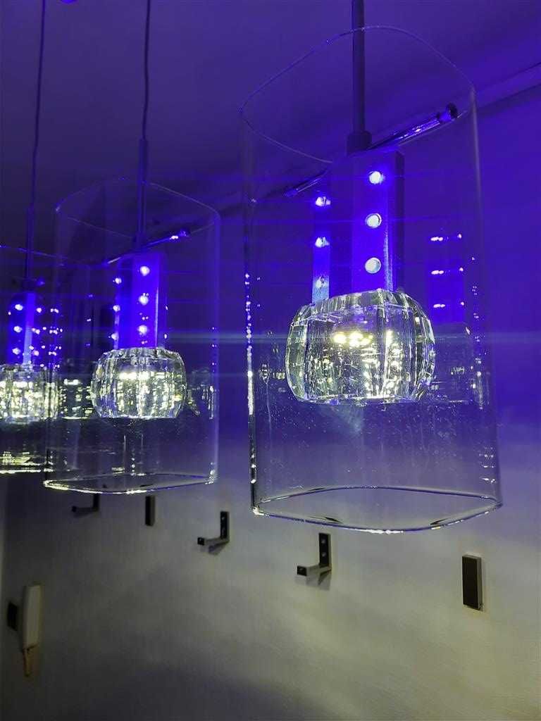 Lampa, żyrandol LED+ multikolor Nowoczesna