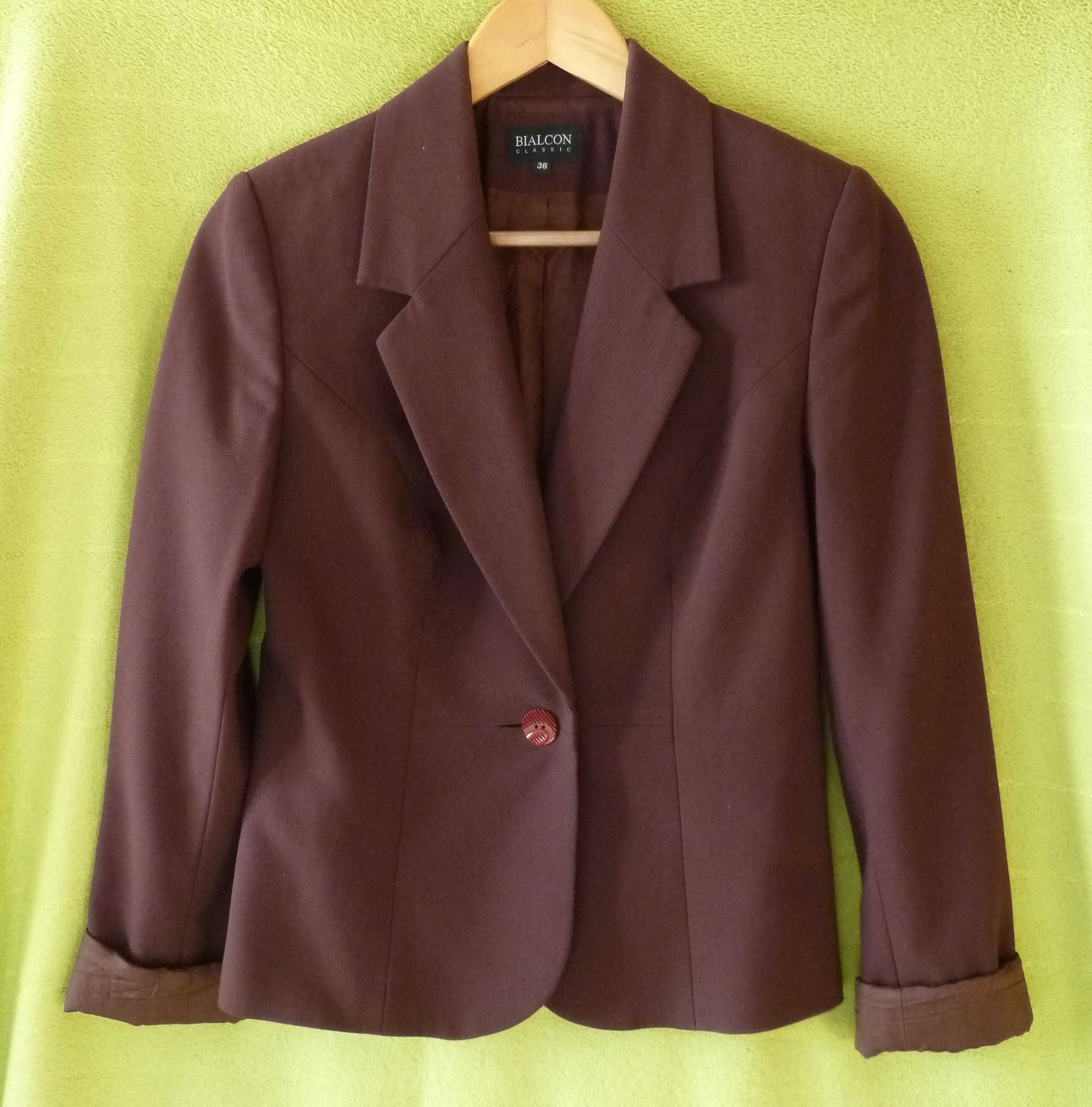 ładna  marynarka f. Bialcon  r. 36, śliczny kolor